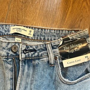 Abercrombie curve love skinny high rise jeans